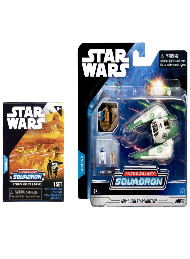 STAR WARS STAR WARS Micro Galaxy Squadron Jedi Starfighter (Yoda) Mystery Bundle - 3-Inch Light Armor Class Vehicle and Scout Class Vehicle with Accessories - Amazon Exclusive - Image 5
