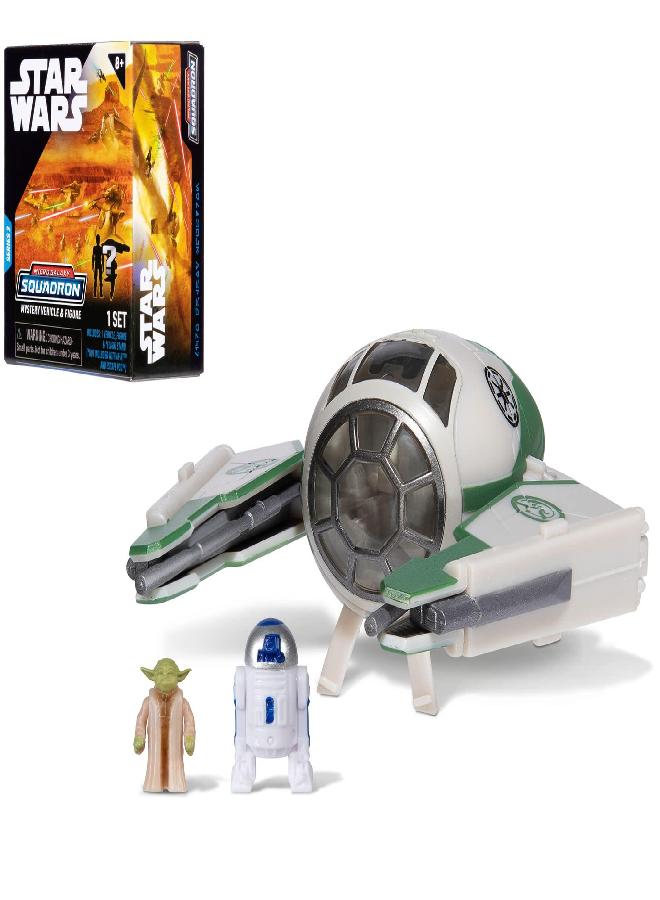 STAR WARS STAR WARS Micro Galaxy Squadron Jedi Starfighter (Yoda) Mystery Bundle - 3-Inch Light Armor Class Vehicle and Scout Class Vehicle with Accessories - Amazon Exclusive - Image 4