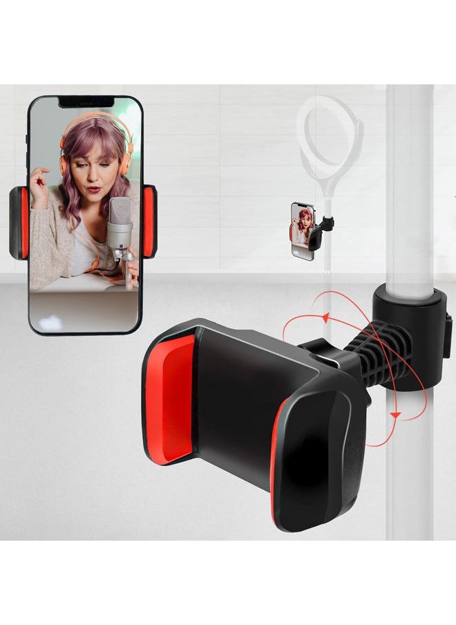 JS JULIUS STUDIO Julius Studio 360° Rotatable Phone Mount, Phone Holder with Clamp, Ring Light Accessory, Compatible with Most Smartphones, for Tripods, Stands, Video Conferencing, Live Stream, Photography, JSAG755  - Image 1