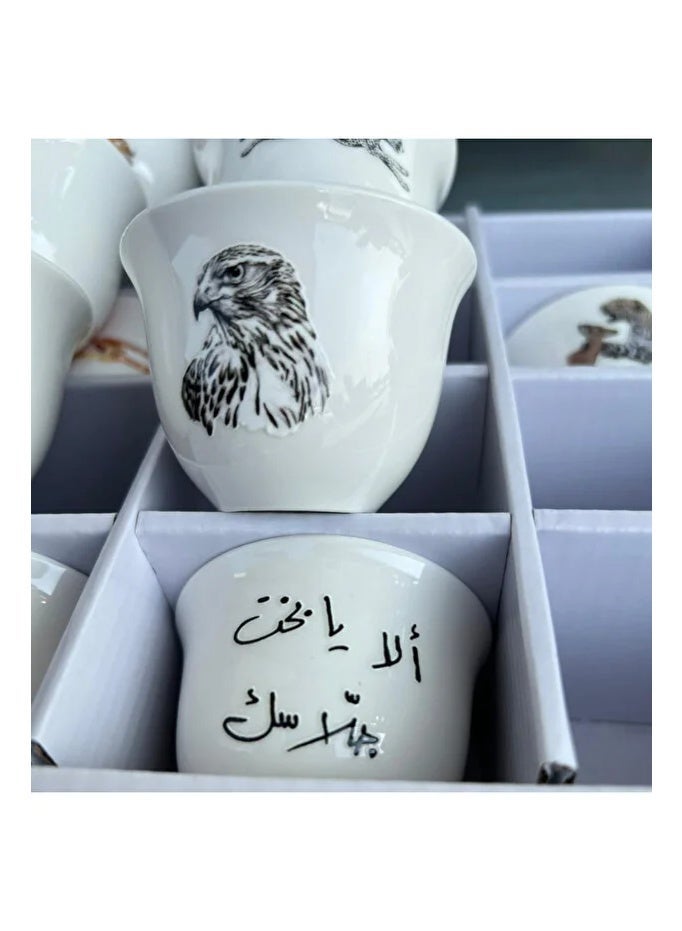 فناجيل قهوة تايقر درزن 12 حبة - Image 2