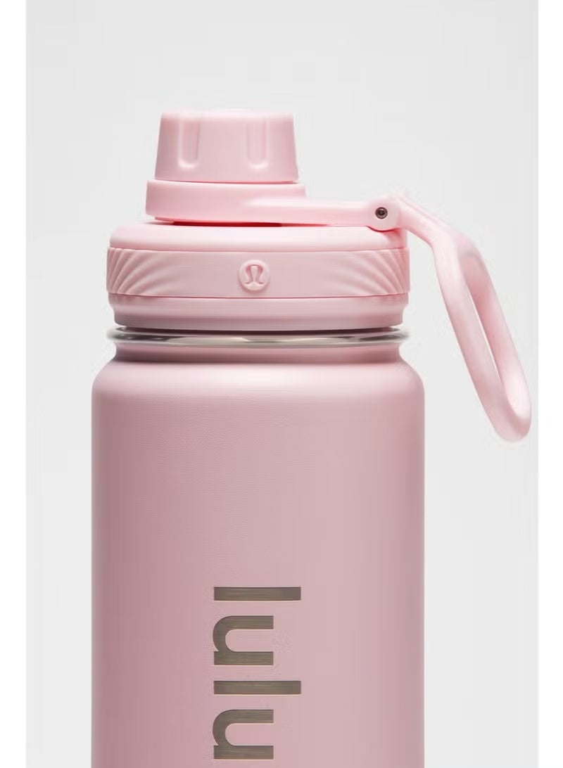 Lululemon 24oz/710ml Stainless Steel Vacuum Insulated Sports Water Bottle, Leak Proof Push Pull Lid, BPA Free, Double Wall Drink Bottle - Image 3