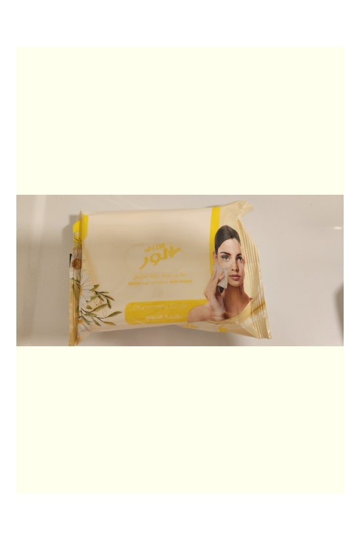 Alor 20 Small, Travel-Friendly, Chamomile-Scented Makeup Remover Wipes - Image 2