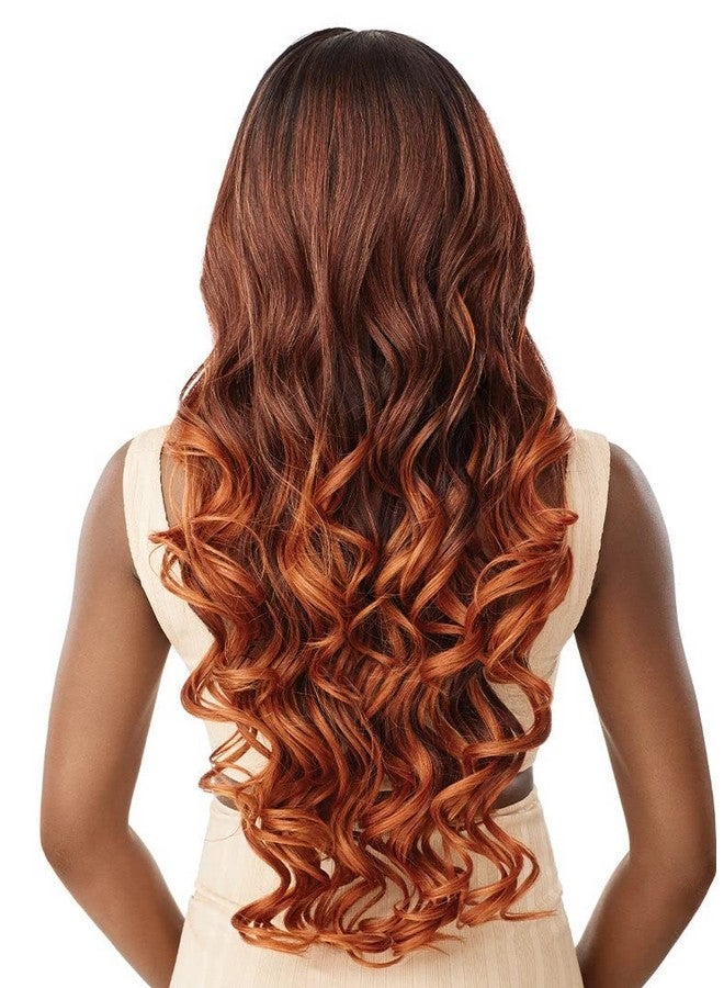 Outre Synthetic Perfect Hairline Hd Lace Front Wig Aurabel (Color:Drst Maple Brown) - Image 5