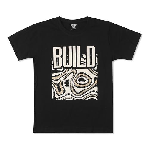 CAVIO Boys Cotton Knited Full Sleeves Striped Shirt with T-Shirt Black - Image 2