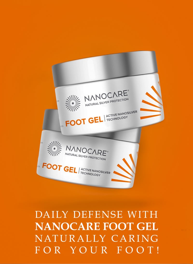 King Mariot Nanocare Foot Gel | 50g | Active Nanosilver Technology | Moisturizes and Protects Dry, Cracked Heels - Image 3