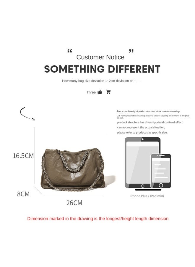 SAFIYA Qixi Festival Gift】women's Top Grain Leather Bag 2025 New Arrival Hot Seller Chain Underarm Bag Shoulder Crossbody Bag - Image 4