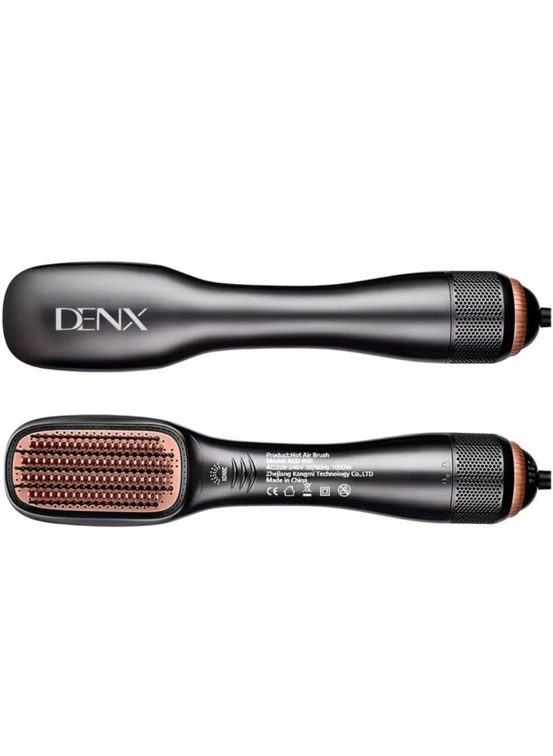 Denx 1200W-1500W 2 in 1 Hot Hair Brush Use For Hair Straightener, Dryer, Styler & Volumizer, 3 Speeds & Heat Settings, Max emp 155°C (311°F), DX1353 - Image 2