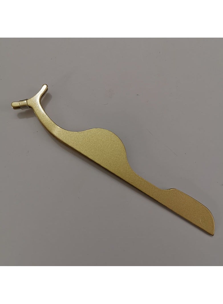 Goolsky 1 pc Professional Stainless Steel Tweezer For False Eyelashes - Easy And Precise Application Of False Eyelashes - Image 2