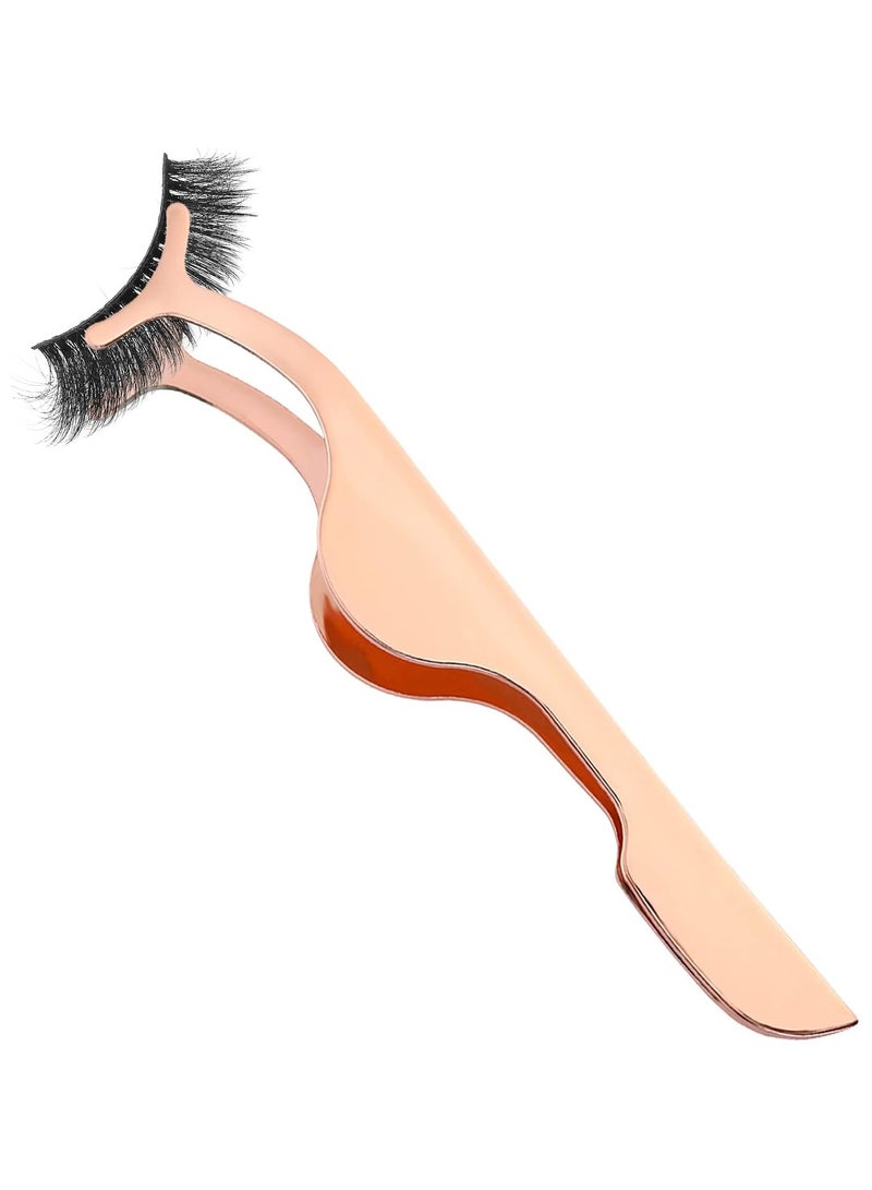 Goolsky 1 pc Professional Stainless Steel Tweezer For False Eyelashes - Easy And Precise Application Of False Eyelashes - Image 3