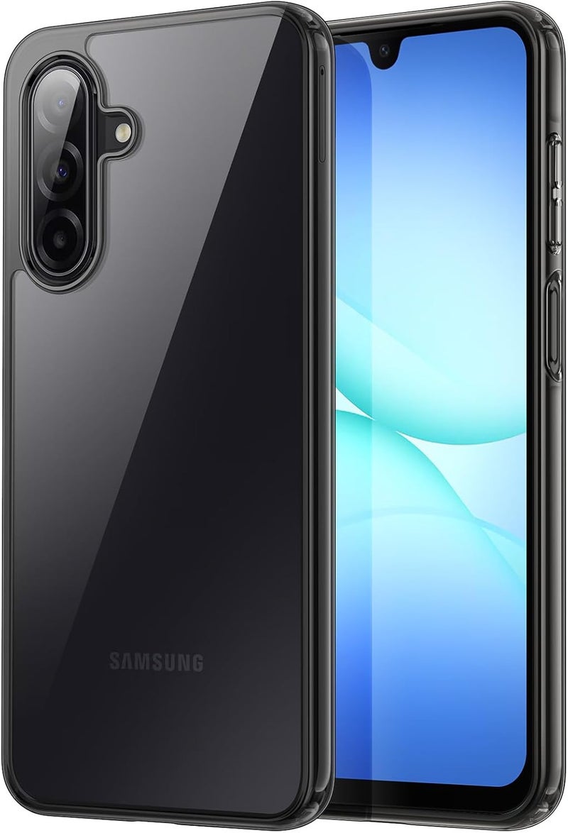 Jetech Case for Samsung Galaxy A17 5G / 4G 6.7-Inch, Non-Yellowing Shockproof Bumper Protective Phone Cover, Anti-Scratch Hard PC Back (Black) - Image 1