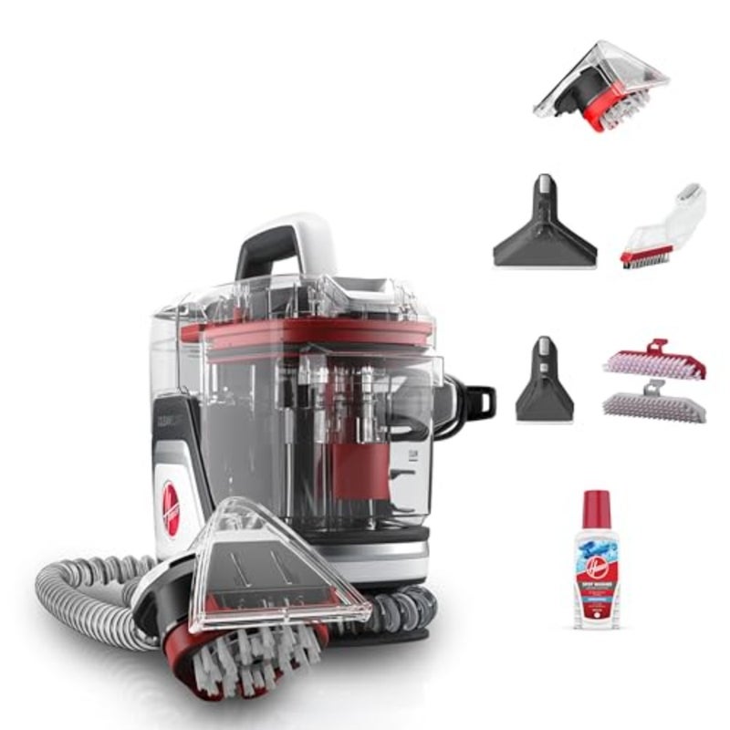 CleanSlate Portable Spot Cleaner, SpinScrub Hand Tool, Dual Tank System, For Carpet, Upholstery and Stairs CDSW-MPMC - Image 1