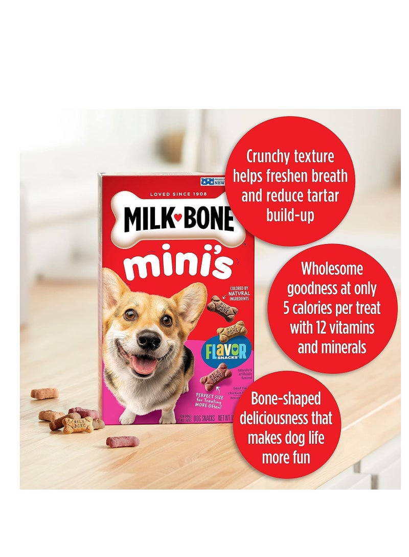 MILK-BONE Milk-Bone Mini's Flavor Snacks Dog Treats, 36 Ounce Crunchy Texture Helps Reduce Tartar  - Image 5