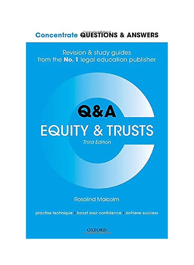 Concentrate Questions and Answers Equity and Trusts: Law Q&A Revision and Study Guide