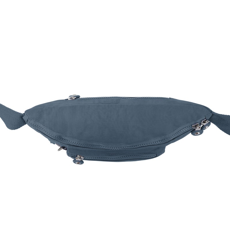 CAPRICE COLLECTION Unisex Bum Bag – Light Blue, Water-Resistant Nylon, 2.1L - Image 4