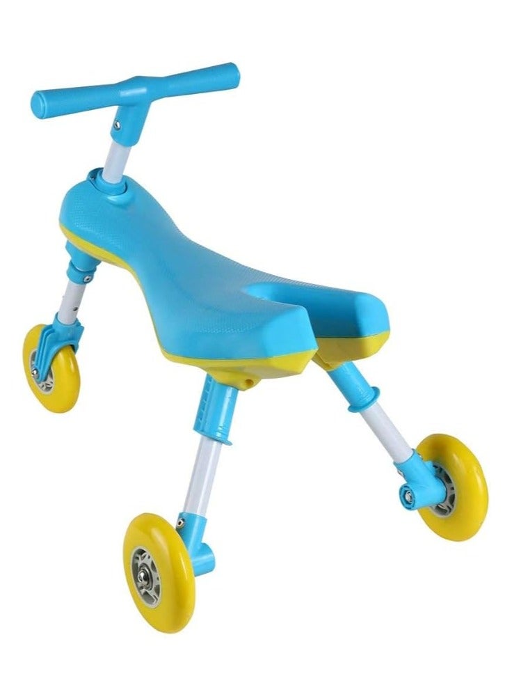 Fly Bike Foldable Indoor/Outdoor Toddlers Glide Tricycle (Blue)  - Image 5