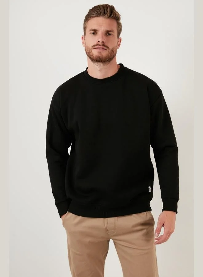 Buratti Buratti Regular Fit Crew Neck Fleece Lined 2-Pack Men's Sweatshirt 5905255S2