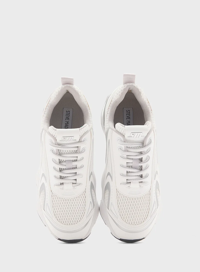 STEVE MADDEN Speedster-E Lace Up Low Top Sneakers