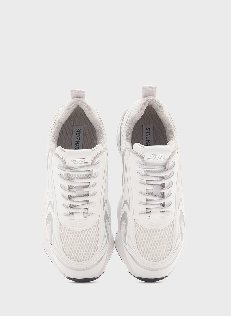 STEVE MADDEN Speedster-E Lace Up Low Top Sneakers  - Image 4