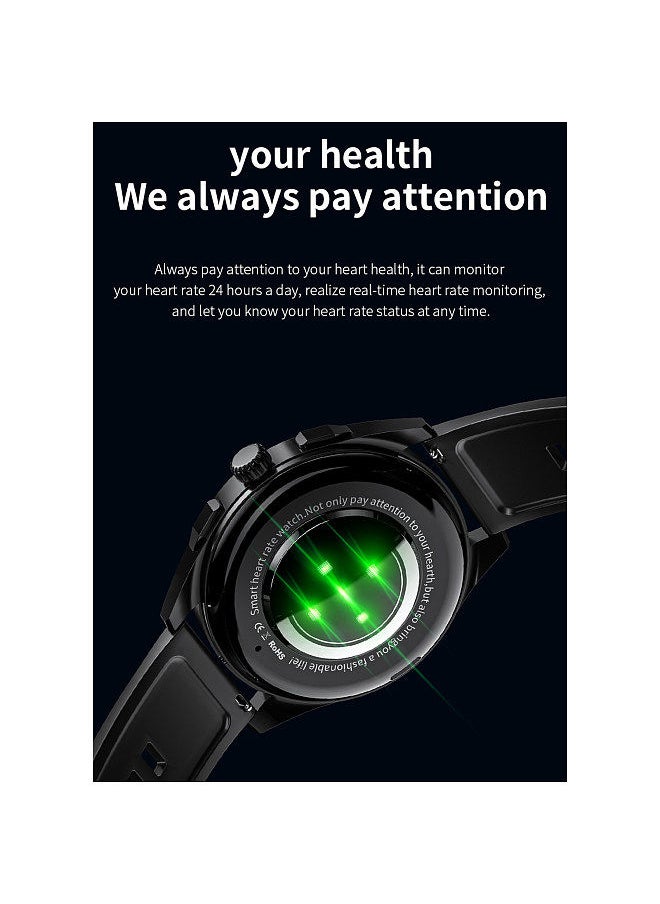 LOKMAT - COMET PRO Smart Watch 1.32''Full-touch Screen BT Call AI Voice Assistant Black - Image 1