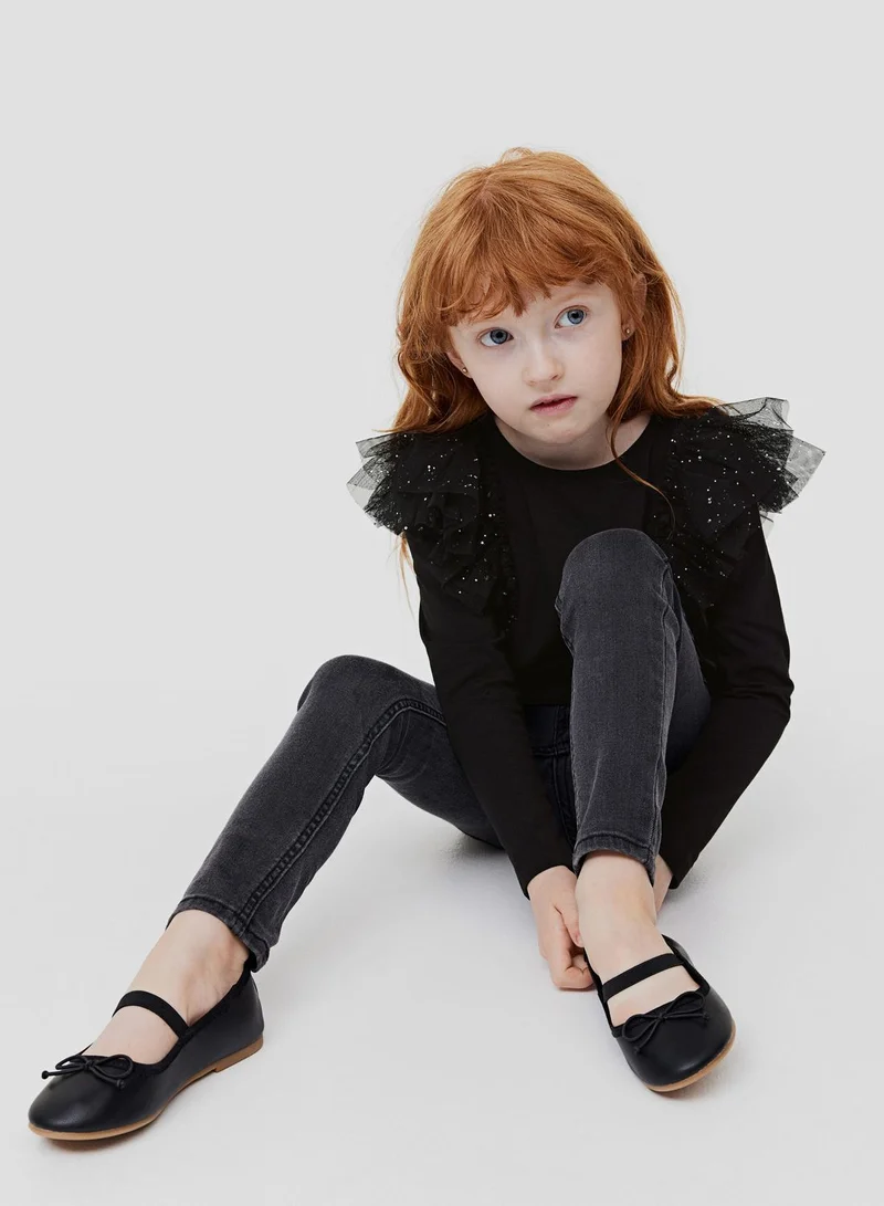 H&M Kids Essential Flounce Trimmed Top
