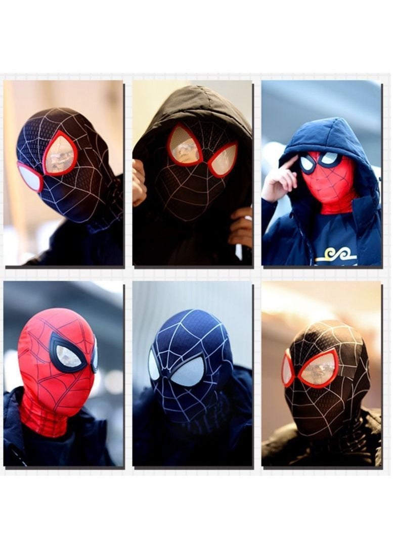 Y&D Superhero Masks Spider Man Cosplay Costumes Mask Lycra Fabric Material  - Image 3
