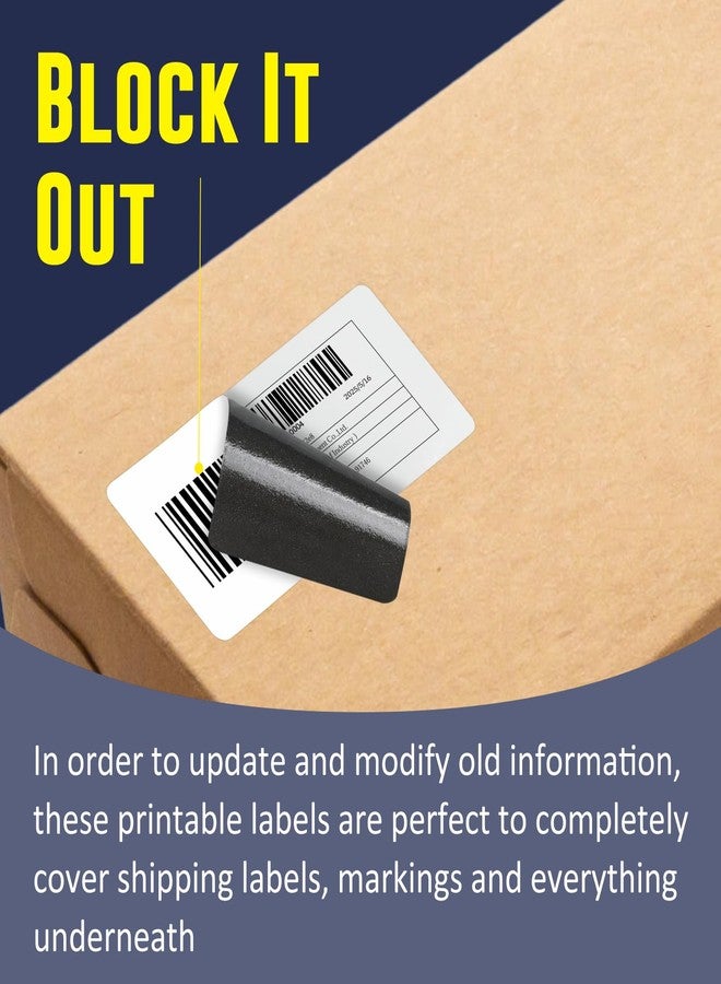 L LIKED 2" x 1" Direct Thermal Labels, Perforated Barcode Adress Labels & Compatible with Rollo, Zebra and Other Desktop Printers (1 Roll, 1300 Labels) - Image 3