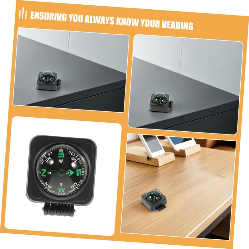 3pcs Adjustable Car Dashboard Compass Ball Set High Precision Navigation - Image 4