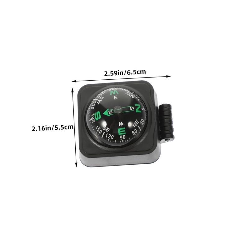 3pcs Adjustable Car Dashboard Compass Ball Set High Precision Navigation - Image 3