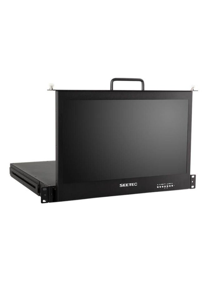 Feelworld Seetec 17.3 Inch 1RU Pull Out Rack Mount Monitor Full HD 1920x1080 SC173-HD-56 - Image 1