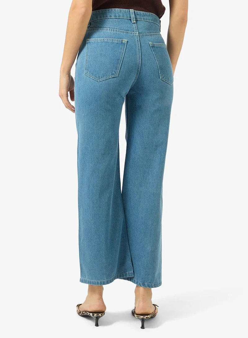Ginger  Ripped High Rise Boyfriend Jeans for Women | Best Price UAE