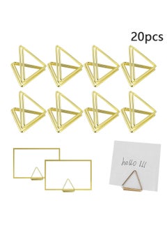 Generic 20 Pieces Of Triangular Card Holder Design Metal Wire Is ...