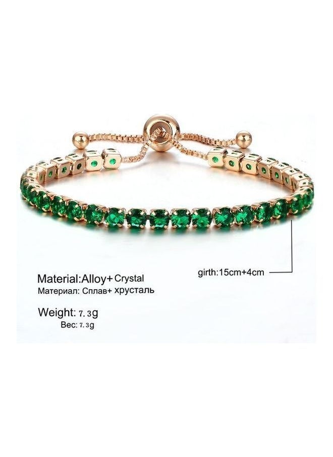 NIBEMINENT - Shiny Luxury Rhinestone Studded Ladylike Bracelet - Image 1
