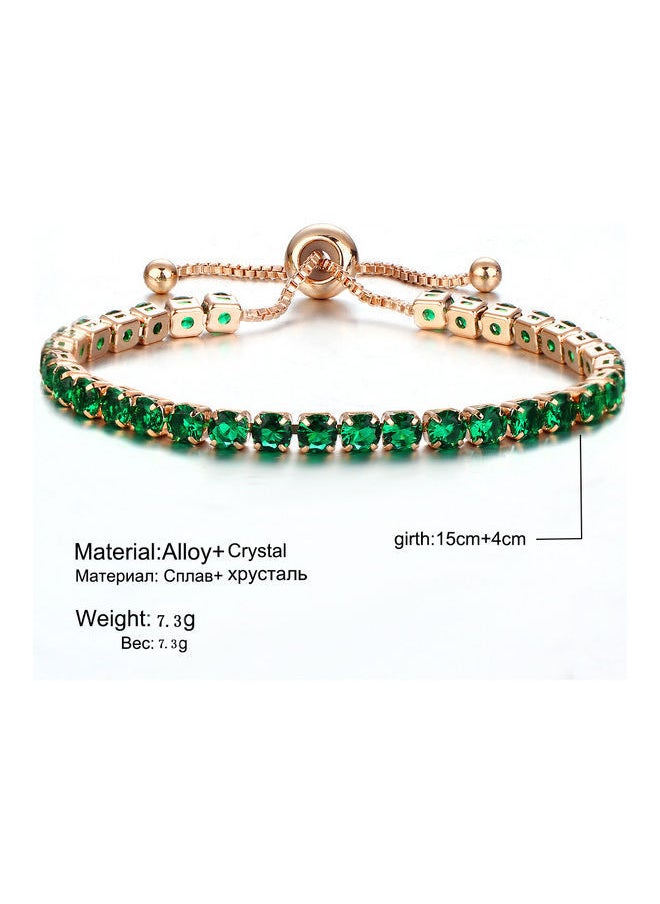 NIBEMINENT - Shiny Luxury Rhinestone Studded Ladylike Bracelet - Image 1