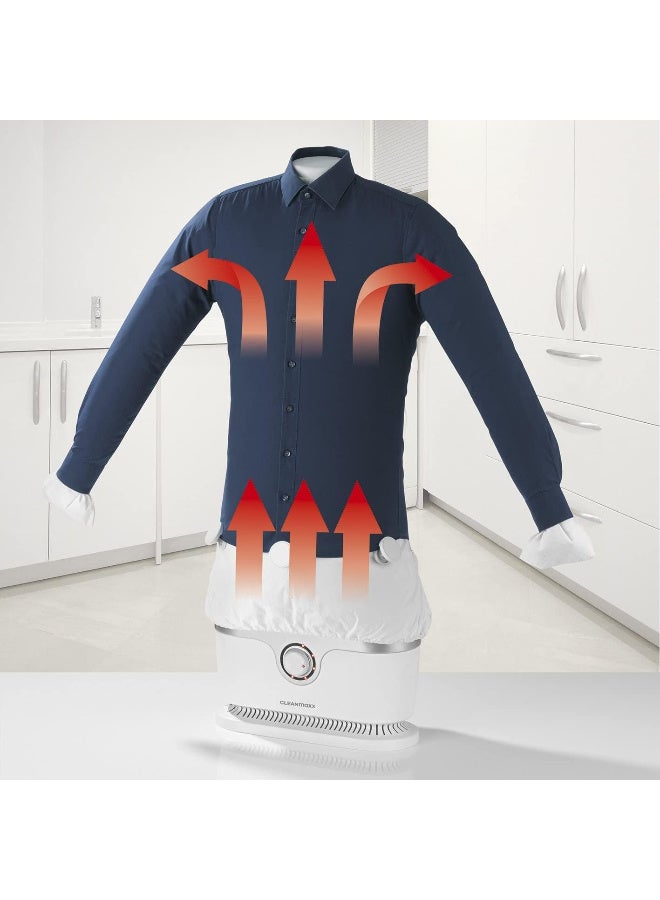CleanMaxx automatic shirt iron | Dries and smoothes shirts and blouses and replaces the iron or ironing station | Also to freshen up your clothes - Image 2