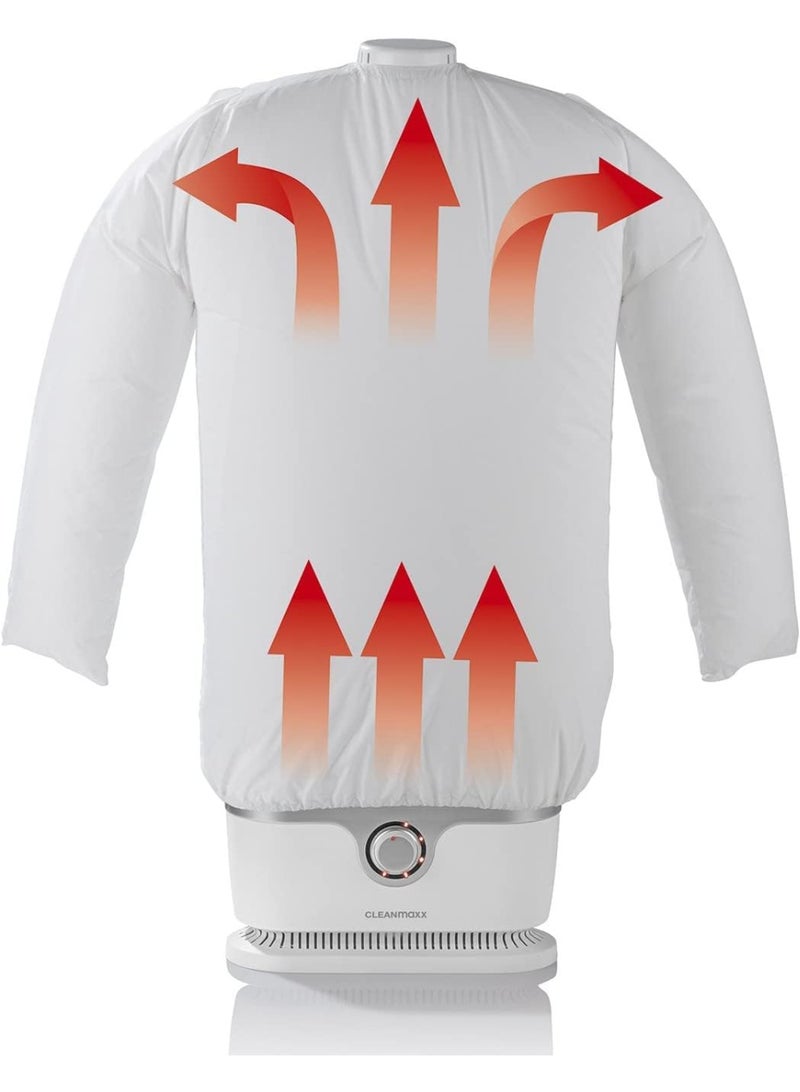 CleanMaxx automatic shirt iron | Dries and smoothes shirts and blouses and replaces the iron or ironing station | Also to freshen up your clothes - Image 4