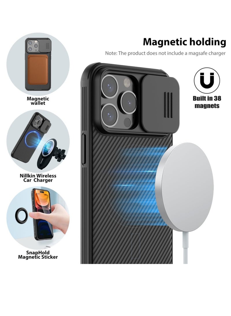 Aookay Upgraded Case for iPhone 15 Pro Max, Built in Strong Magnets, Camera Protector Cover, Hard PC and TPU Phone Case, Anti Fingerprint, Anti Fall, Anti oil matte phone case - Image 2