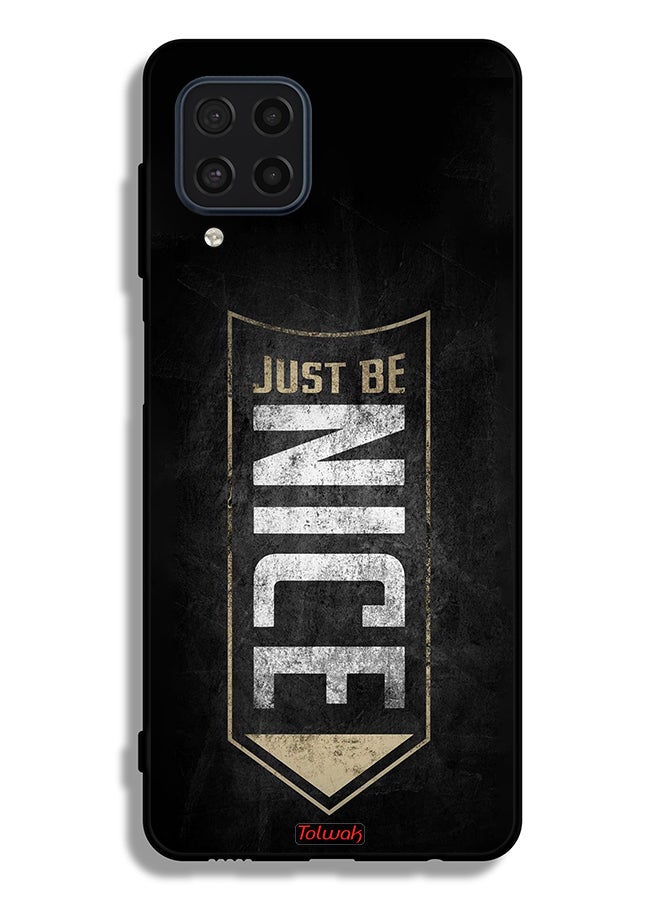 Tolwak Samsung Galaxy M32 4G Protective Case Cover Just Be Nice - Image 2