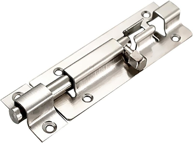 klarako Stainless Steel Latch Slide Lock Door Window Gate Barrel Bolt Heavy Duty Hardware 7 Sizes Choice  3inch 75mmx35mm - Image 1