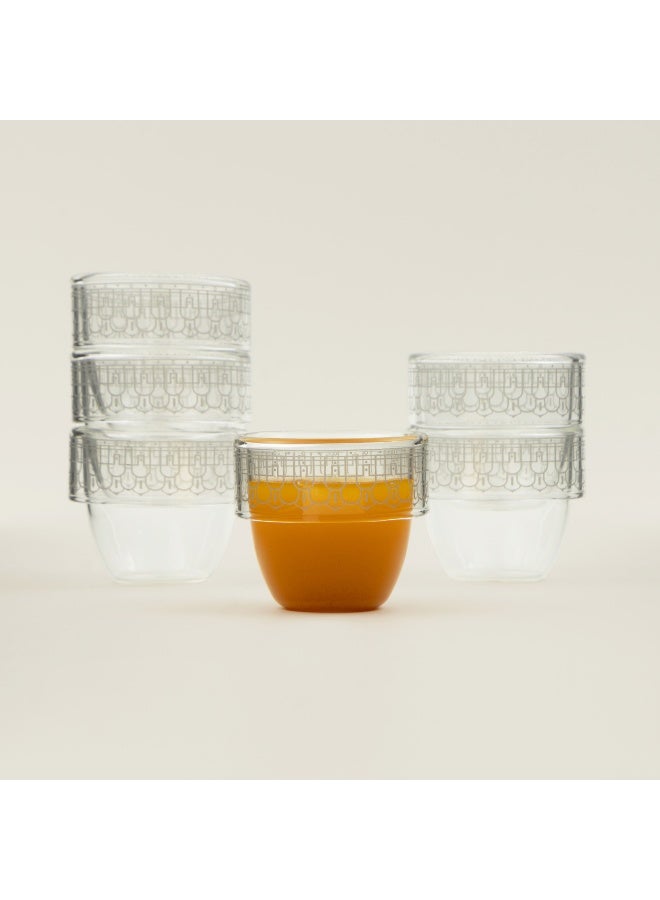 Dallaty 6Pcs Glass Coffee Cup Set - Image 1