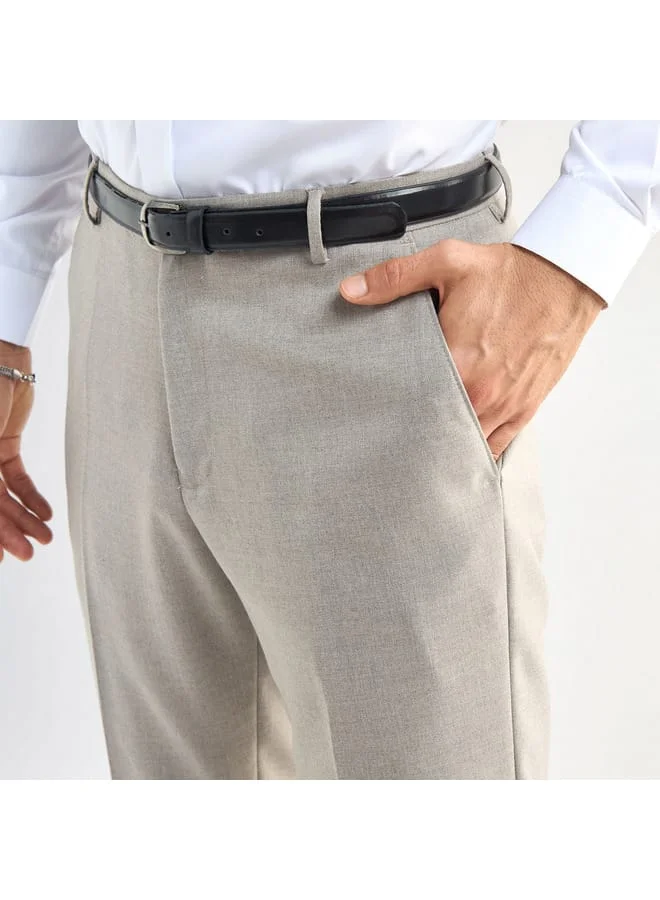 Splash FAV Regular Fit Flexi Waist Trousers with Pockets