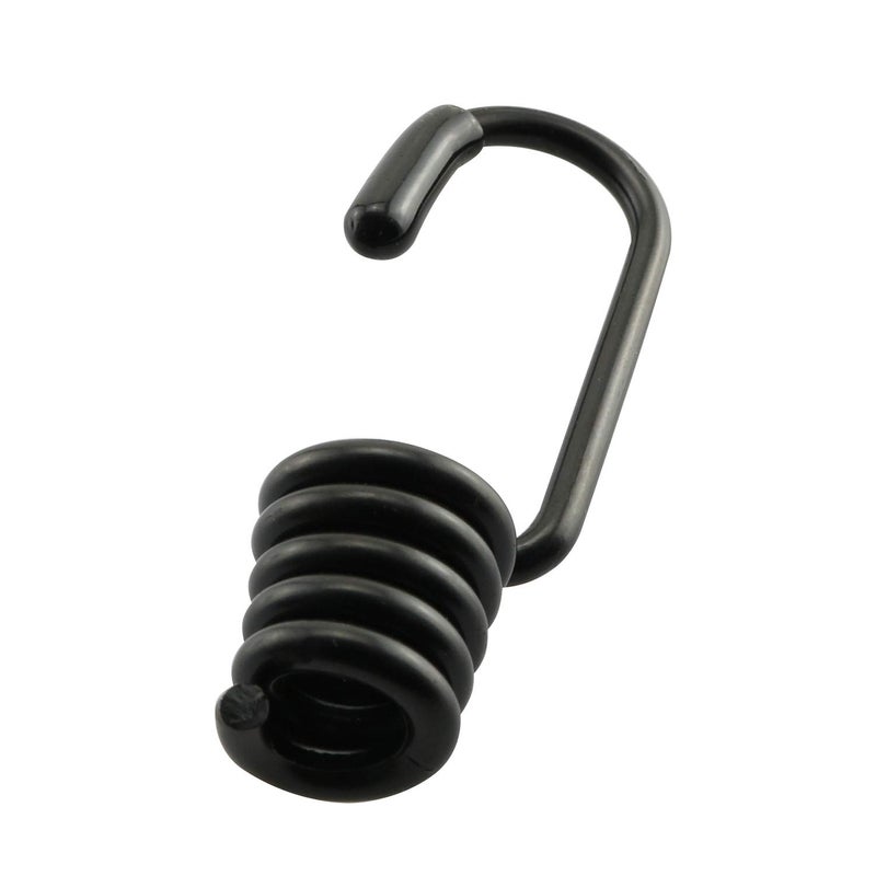 JCBIZ 10pcs Special Metal Hook Bungee Cords Spiral Wire Hooks for Shock Absorbing Elastic Band Strapping Rope