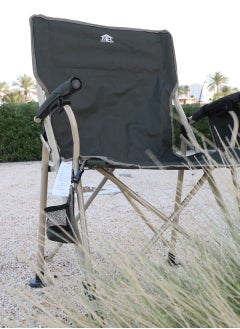 Multi Home Furniture New Modern Design Camping Chair With Cup holder and Pockets Beach Chair Garden Chair With Comfortable Tilted Back-Cup Holder-Carry Bag for Indoor Outdoor Travelling MH-C104GREEN  - Image 5