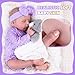 Aori Reborn Baby Dolls Realistic 20 Inches Newborn Real Baby Doll Girl with Feeding Toy Kit Lifelike Companion Gift Set for Kids Birthday Pretend Play - Image 4