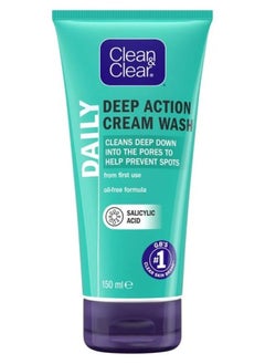 Clean & Clear Deep Action Cream Wash 150 ml 