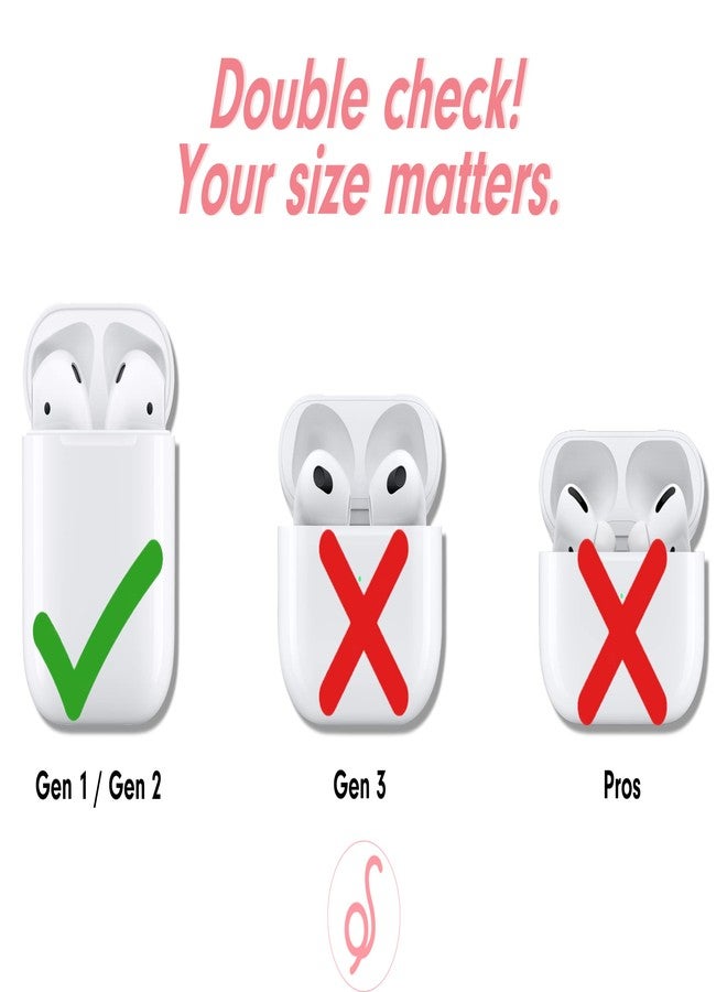 Sonix Case for Airpods Gen 1 / Gen 2 - Checkmate - Pink/Orange - Image 4
