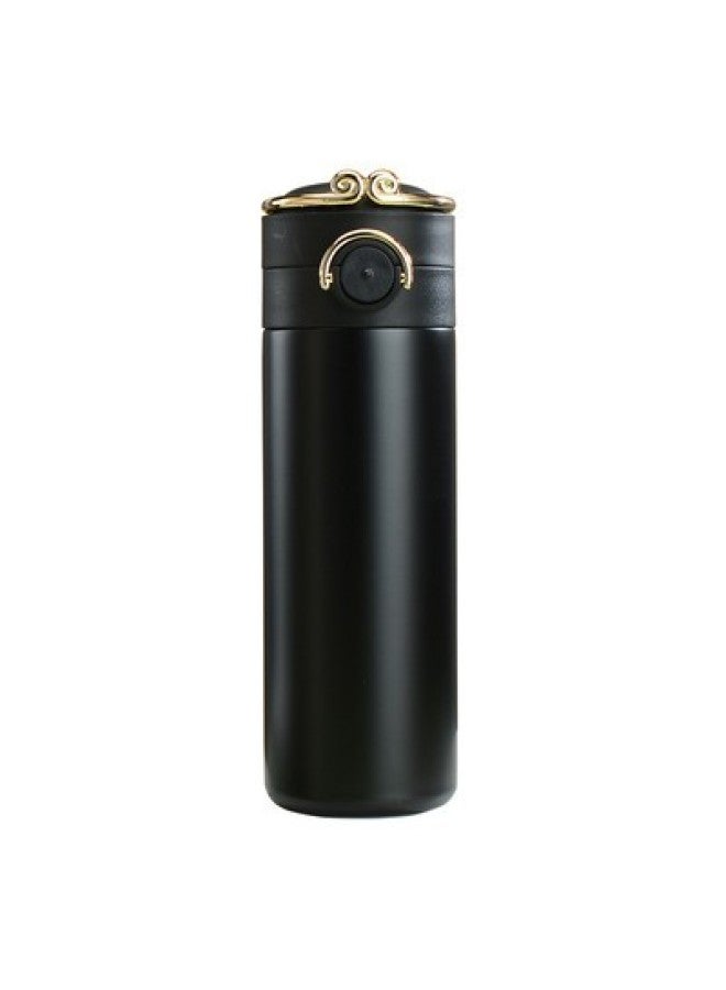 Creative Boys And Girls School Students Couple Simple Solid Color Thermos Cup Portable Personality Bounce Lid Straw Water Cup