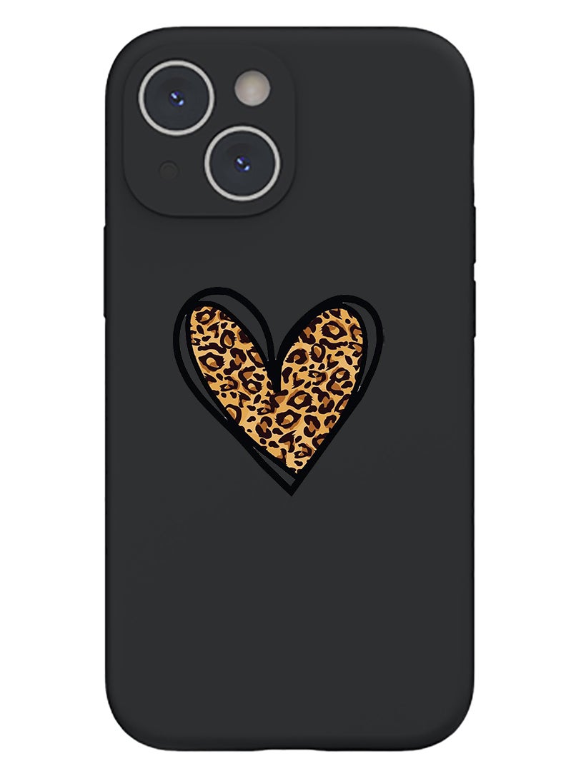 Theodor Protective Slim Fit Case Liquid Silicone Cover with Full Body Protection Anti-Scratch Shockproof Case For iPhone 13 Black  - Like a superstar copy - Image 1