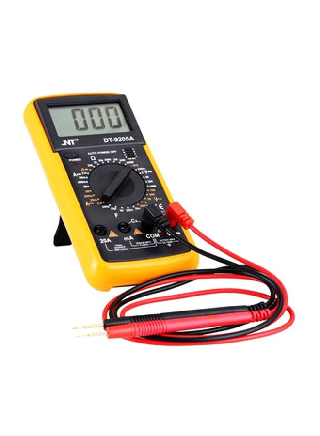 Digital Multimeter Yellow/Black/Red 94x90x25mm