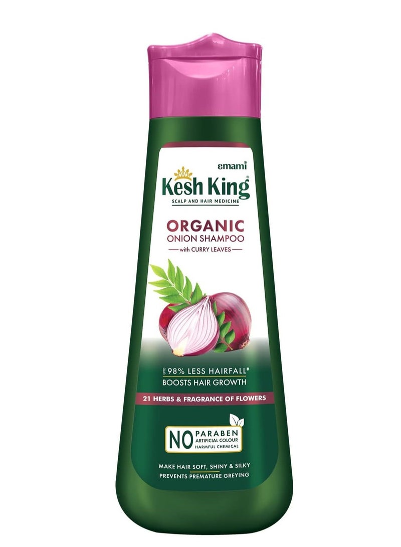 Kesh King Ayurvedic Onion Shampoo with 21 Herbs, Reduces Hairfall and Boost Hair Growth, 300ml - Image 1