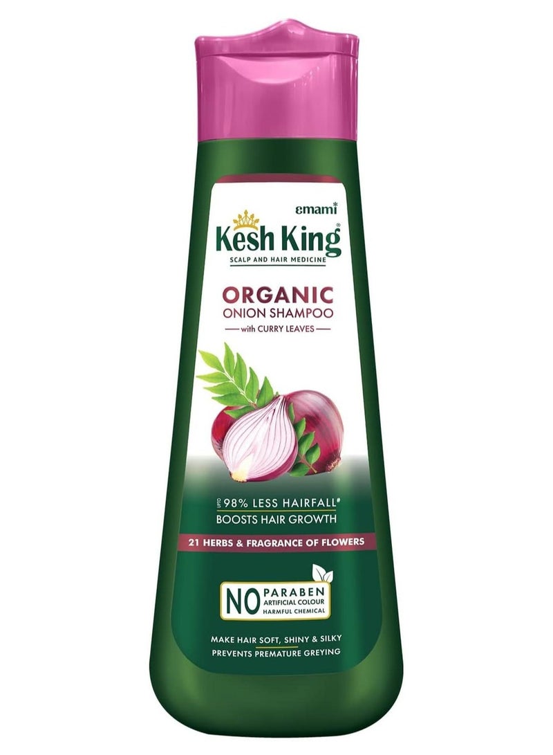 Kesh King Ayurvedic Onion Shampoo with 21 Herbs, Reduces Hairfall and Boost Hair Growth - Image 1